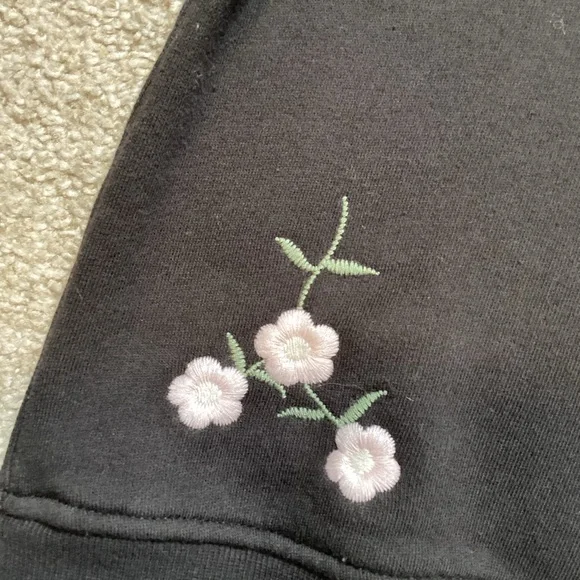 NEW Wildfox Dirty Martini Roadtrip Sweatshirt | Pirate Black Small - Picture 6 of 10